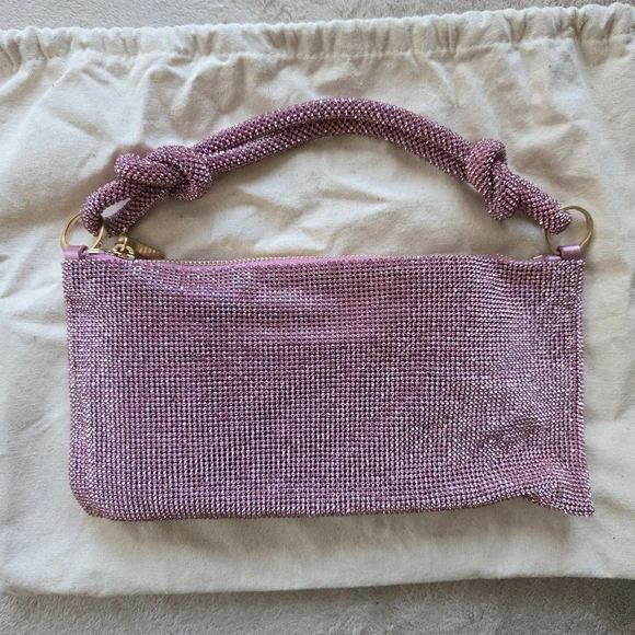 Cult Gaia Hera Nano Shoulder Bag in Shell Pink